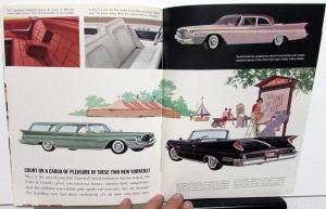 1960 Chrysler Windsor Saratoga New Yorker Color Sales Brochure Reg Size