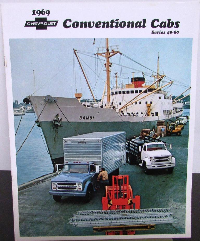 1969 Chevrolet Conventional Cab Series 40 to 80 Truck Brochure Revised R1