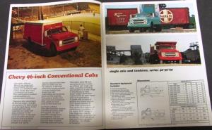 1969 Chevrolet Conventional Cab Series 40 to 80 Truck Brochure Revised R1