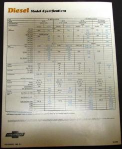 1969 Chevrolet Conventional Cab Series 40 to 80 Truck Brochure Revised R1