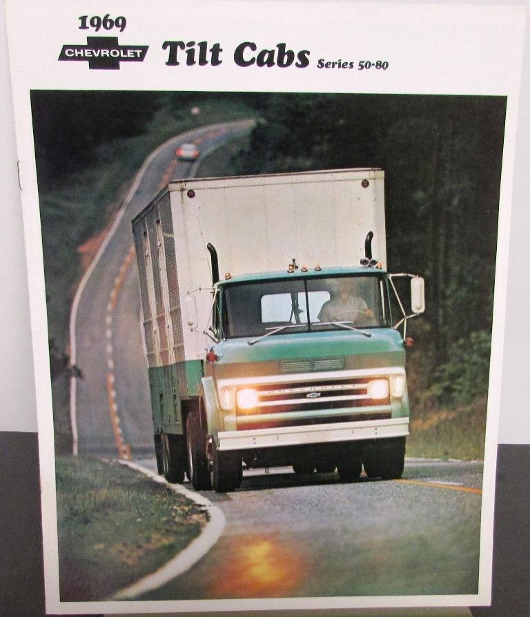 1969 Chevrolet Tilt Cabs Series 50 to 80 Truck Sales Brochure Original