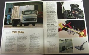 1969 Chevrolet Tilt Cabs Series 50 to 80 Truck Sales Brochure Original