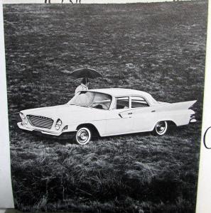 1961 Chrysler Newport Sales Brochure Folder Reg Size