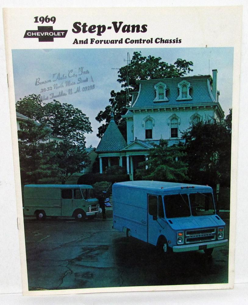 1969 Chevrolet Step Van Forward Control Chassis Truck Sales Brochure Original