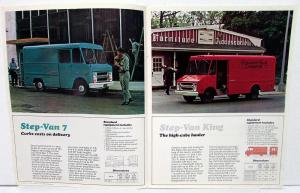 1969 Chevrolet Step Van Forward Control Chassis Truck Sales Brochure Original