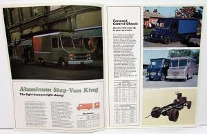 1969 Chevrolet Step Van Forward Control Chassis Truck Sales Brochure Original