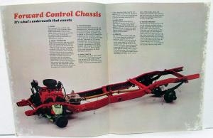 1969 Chevrolet Step Van Forward Control Chassis Truck Sales Brochure Original