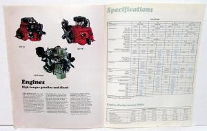 1969 Chevrolet Step Van Forward Control Chassis Truck Sales Brochure Original