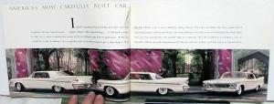 1961 Chrysler Imperial Lebaron Crown Custom Sales Brochure Reg Size Original