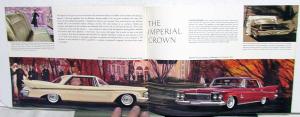 1961 Chrysler Imperial Lebaron Crown Custom Sales Brochure Reg Size Original