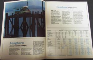 1969 Chevrolet Camper & RV Trucks Longhorn Pickup Van CS CE 10 20 Sales Brochure