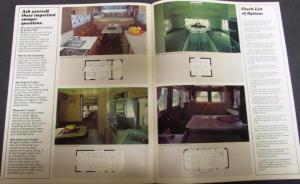 1969 Chevrolet Camper & RV Trucks Longhorn Pickup Van CS CE 10 20 Sales Brochure