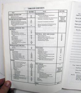 1992 Chevrolet Corvette Shop Service Repair Manual LT1 LT5 ZR-1 Preliminary
