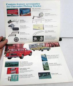 1969 Chevrolet Truck Custom Feature Accessories Catalog Brochure Original