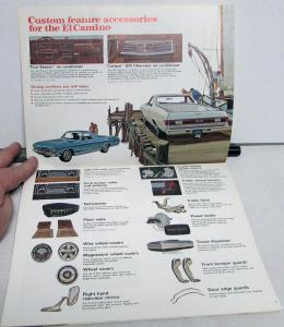 1969 Chevrolet Truck Custom Feature Accessories Catalog Brochure Original