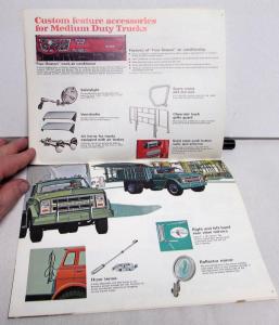 1969 Chevrolet Truck Custom Feature Accessories Catalog Brochure Original