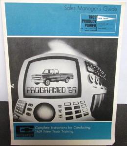 1969 Chevrolet Sales Managers Guide New Truck Training Booklet Original