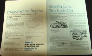 1969 Chevrolet Sales Managers Guide New Truck Training Booklet Original