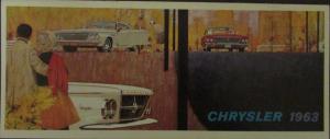 1963 Chrysler Newport 300 New Yorker Color Original Sales Brochure