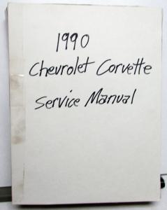 1990 Chevrolet Corvette Shop Service Repair Manual ZR-1 L98 LT5 Original