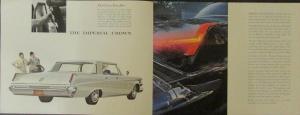 1963 Chrysler Imperial Custom Crown Lebaron Color Original Sales Brochure