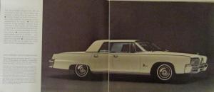 1964 Chrysler Imperial Crown Convertible Lebaron Color Sales Brochure Original
