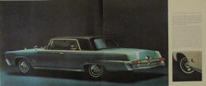 1964 Chrysler Imperial Crown Convertible Lebaron Color Sales Brochure Original