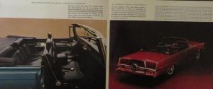 1964 Chrysler Imperial Crown Convertible Lebaron Color Sales Brochure Original