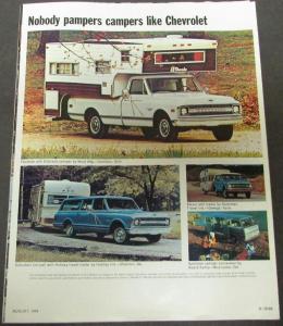 1970 Chevrolet Full Line Pickup Blazer Titan Truck Sales Brochure Original