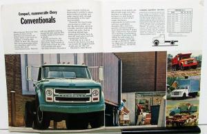 1970 Chevrolet Conventional & Tilt Series 40 50 60 Truck Sales Brochure Original