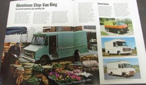1970 Chevrolet Step Van & Forward Control Chassis Truck Brochure Original
