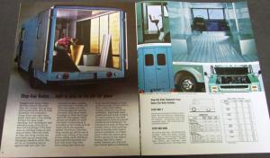 1970 Chevrolet Step Van & Forward Control Chassis Truck Brochure Original