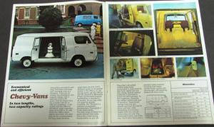 1970 Chevrolet Chevy Van & Sportvan Truck Dealer Sales Brochure Original