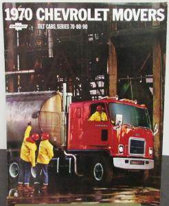 1970 Chevrolet Tilt Cab Series 70 80 90 Truck Dealer Sales Brochure Original