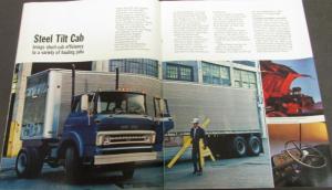 1970 Chevrolet Tilt Cab Series 70 80 90 Truck Dealer Sales Brochure Original