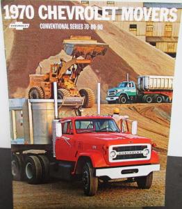 1970 Chevrolet Conventional Cab 70 80 90 Heavy Duty Truck Sales Brochure Orig