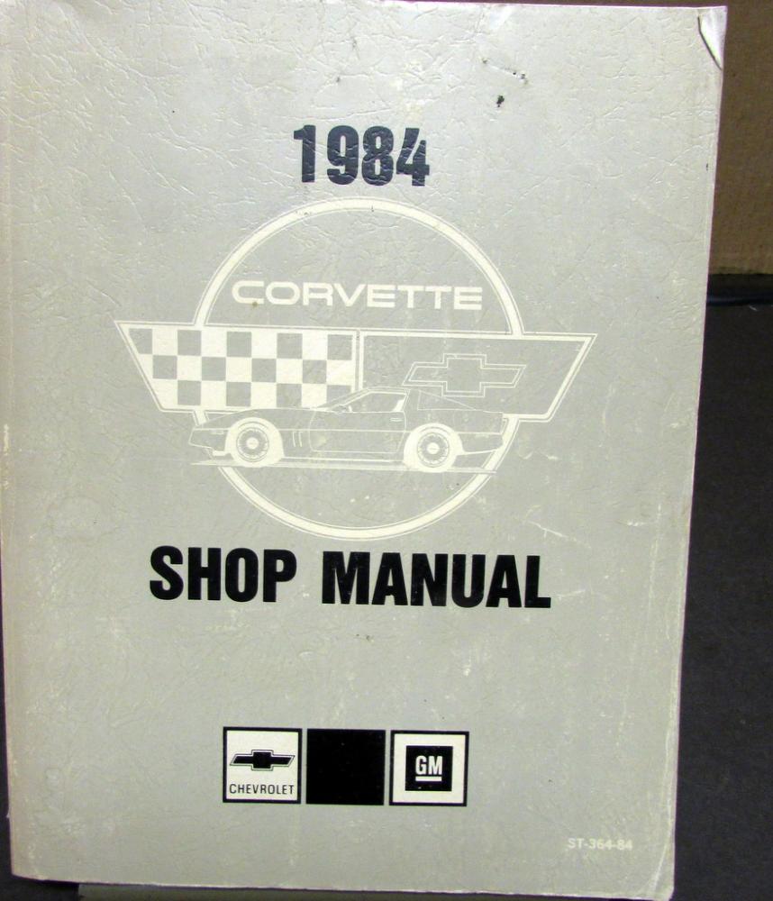 1984 CORVETTE SERVICE MANUAL PDF visual data 5