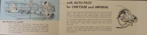 1964 Chrysler and Imperial  Auto Pilot Cruise Control Sales Brochure Folder