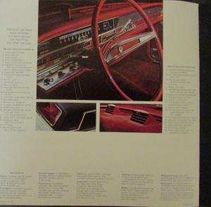 1965 Chrysler Imperial Lebaron Crown Coupe Convertible NOS Sales Brochure