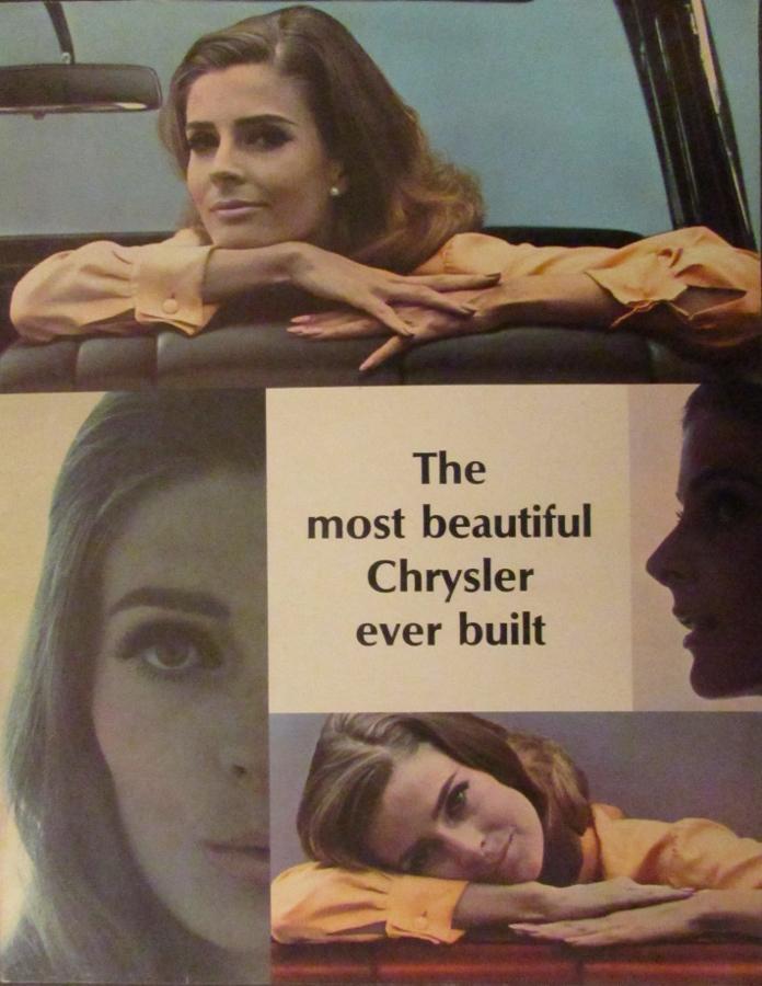 1965 Chrysler New Yorker Newport 300 Convertible Original Sales Brochure