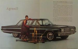 1965 Chrysler New Yorker Newport 300 Convertible Original Sales Brochure