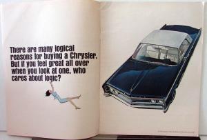 1966 Chrysler 300 Newport Wagon New Yorker Sales Brochure Small Version Original