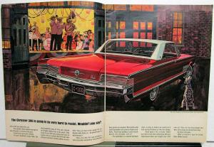 1966 Chrysler 300 Newport Wagon New Yorker Sales Brochure Small Version Original