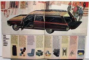 1966 Chrysler 300 Newport Wagon New Yorker Sales Brochure Small Version Original