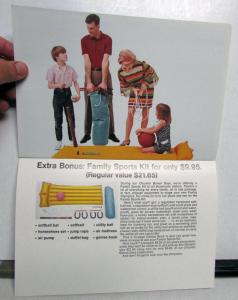 1967 Chrysler NOS Sales Brochure Bonus Days Mailer Newport 300 New Yorker