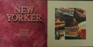 1968 Chrysler New Yorker Town & Country 300 Newport Original Sales Brochure