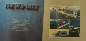 1968 Chrysler New Yorker Town & Country 300 Newport Original Sales Brochure
