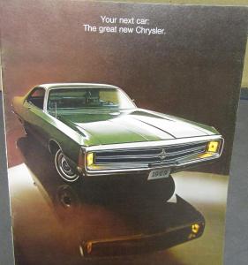 1969 Chrysler New Yorker Newport 300 Wagon Sales Brochure Regular Size