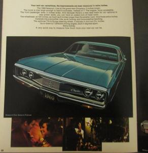 1969 Chrysler New Yorker Newport 300 Wagon Sales Brochure Regular Size