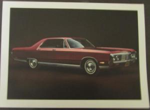 1969 Chrysler Color Plates with Envelope and Letter New Yorker Newport 300 Wagon